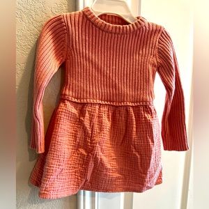 Chelsea & Violet Toddler Dress - 18 M - Fall - Dusty Pink